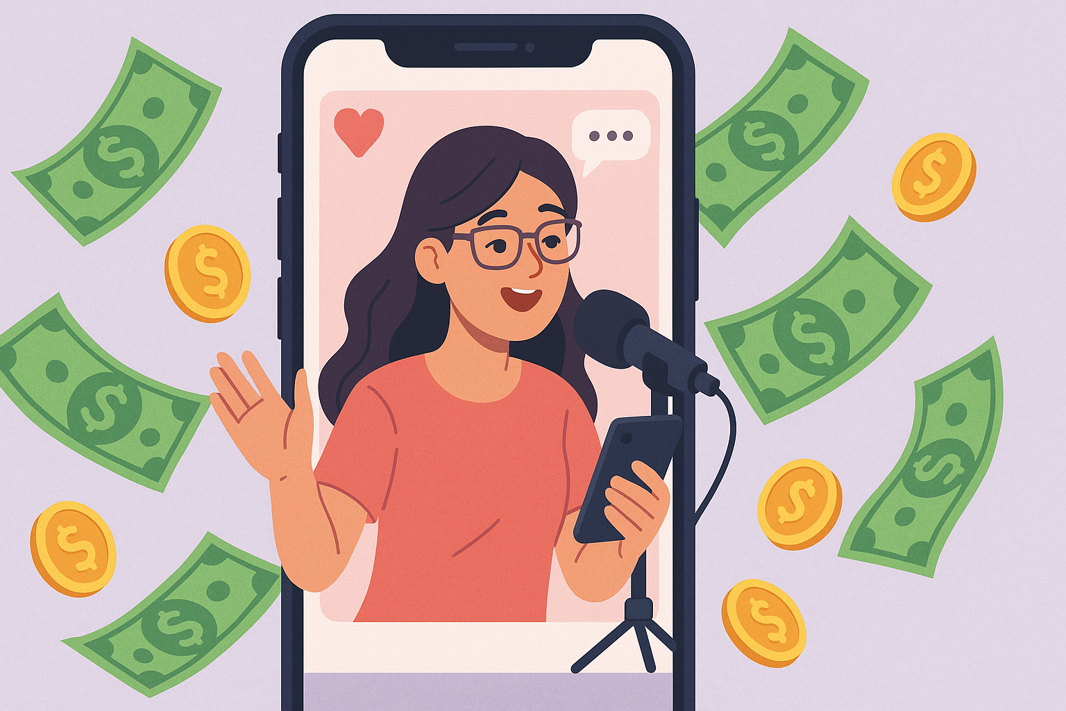 Influencer and Floating Wealth