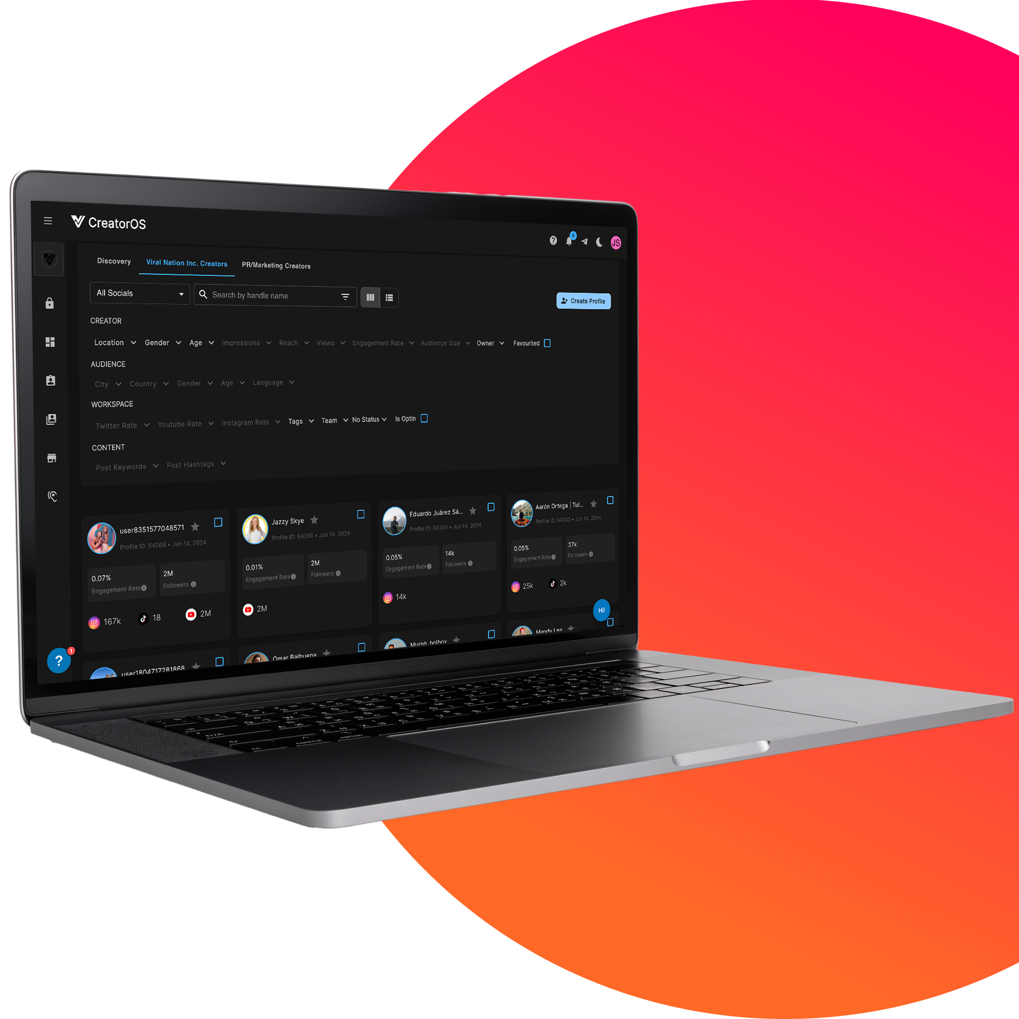 Viral Nation CreatorOS 