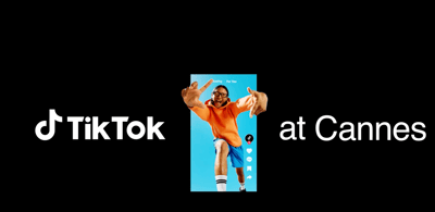 Tiktok at Cannes webpage screenshot